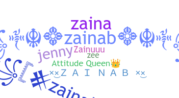 ニックネーム - Zainab