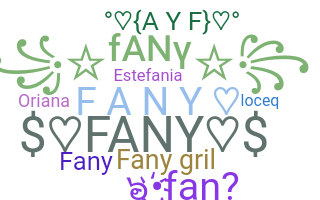 ニックネーム - fany