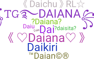 ニックネーム - daiana