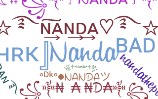 ニックネーム - Nanda