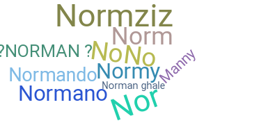 ニックネーム - Norman