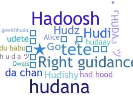 ニックネーム - huda
