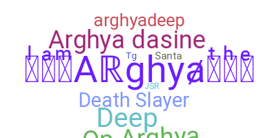 ニックネーム - Arghya