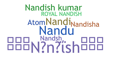 ニックネーム - Nandish