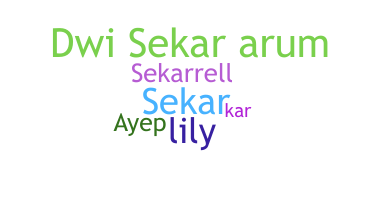 ニックネーム - Sekar