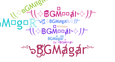 ニックネーム - BGMagar