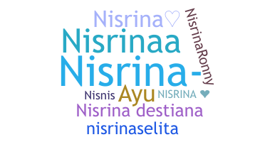 ニックネーム - Nisrina