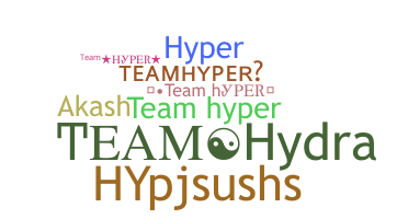 ニックネーム - teamhyper