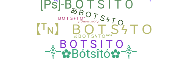 ニックネーム - Botsito