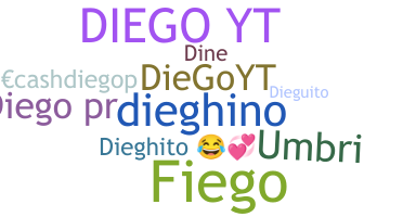 ニックネーム - diegoo