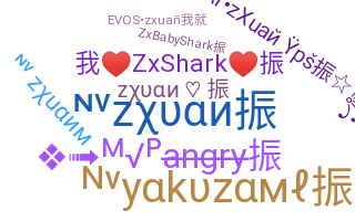 ニックネーム - zxuan