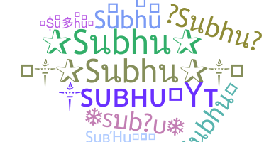 ニックネーム - Subhu