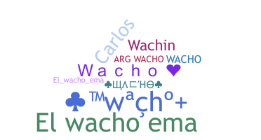 ニックネーム - Wacho