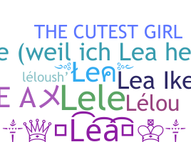 ニックネーム - Lea