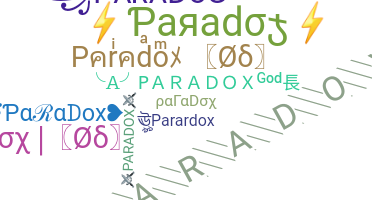 ニックネーム - Paradox