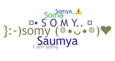 ニックネーム - Somy