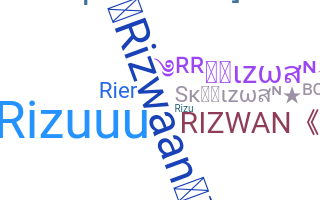 ニックネーム - Rizwan