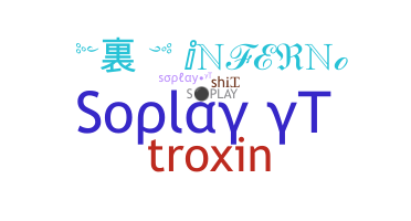 ニックネーム - SoPlay