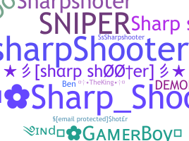 ニックネーム - sharpshooter