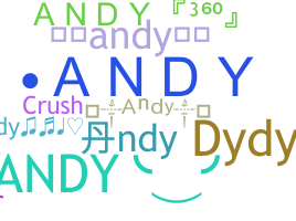 ニックネーム - Andy