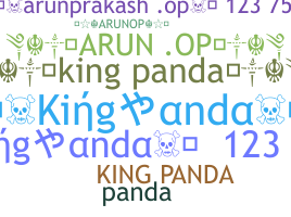 ニックネーム - KingPanda