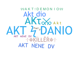 ニックネーム - Akt