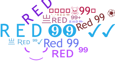 ニックネーム - RED99