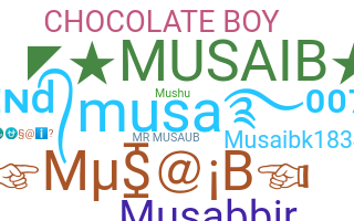 ニックネーム - musaib
