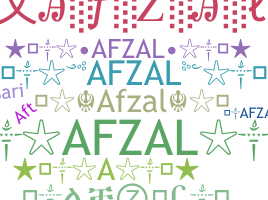 ニックネーム - Afzal