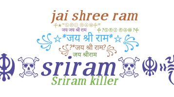 ニックネーム - Sriram