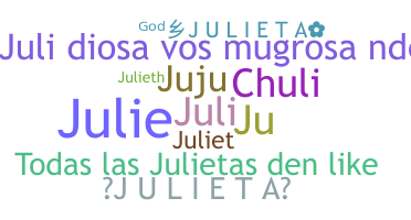 ニックネーム - Julieta