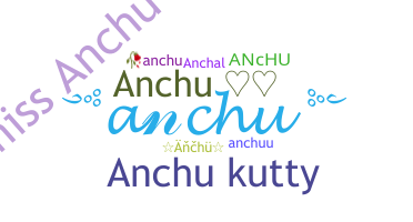 ニックネーム - Anchu