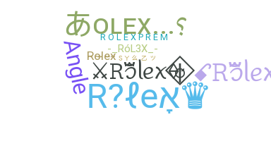 ニックネーム - Rolex