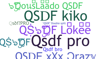 ニックネーム - QSDF