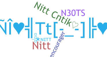 ニックネーム - nitt
