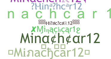 ニックネーム - Minachcar12