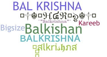 ニックネーム - Balkrishna