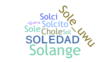 ニックネーム - Soledad