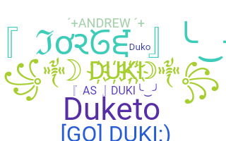 ニックネーム - Duki
