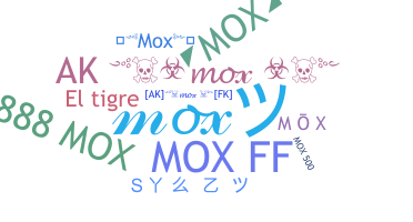 ニックネーム - mox