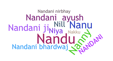 ニックネーム - Nandani