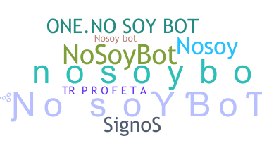 ニックネーム - Nosoybot