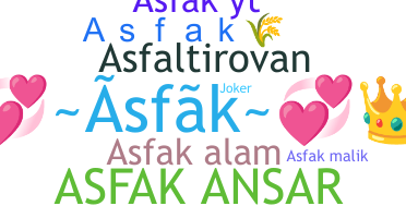 ニックネーム - Asfak