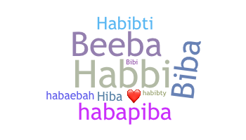 ニックネーム - Habiba