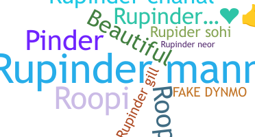 ニックネーム - Rupinder