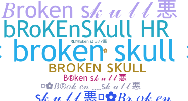 ニックネーム - Brokenskull