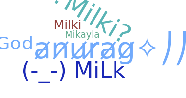 ニックネーム - milki