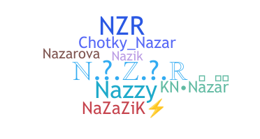 ニックネーム - Nazar