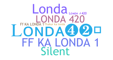 ニックネーム - LONDA420