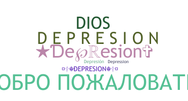 ニックネーム - Depresion